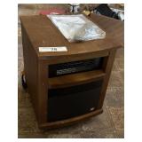 Red Stone Cabinet Heater