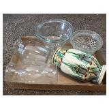 Tray Containing Vases & More