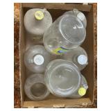 (8) Assorted Glass Jugs