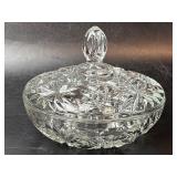 Anchor Hocking Star of David Crystal Glass