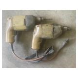 (2) Vintage Black & Decker Drills (Untested)