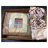 Kitchen Towels & Chenille Throw