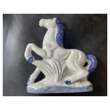 10ï¿½ Vintage Porcelain Stallion Horse Hand Painted