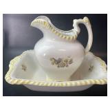 Large Vintage Wash Basin/Pitcher
