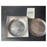 (2) Wendell August Forge Aluminum Christian Tour
