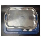 (2) Assorted Serving Trays
