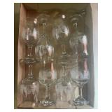 (8) Assorted Christmas Stemware