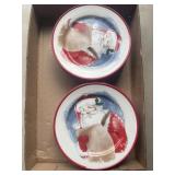 (8) St. Nicolas Square Christmas Plates