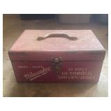 Metal Tool Box W/ Contents