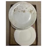 Tray Lot Of Assorted Plates