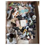 Assorted Buttons & Thread