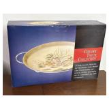 Ceramic Touch Collection 17ï¿½ Oval Serving Platter