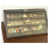 J & P Coats Mercerized Thread Spool Organizer &