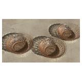 (3) Vintage Pink Depression Glass Jeannette