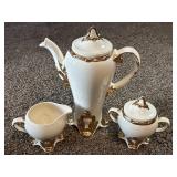 Holland Tea Pot, Creamer & Sugar