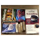 Assorted Items including Crock Pot Travel Bag,