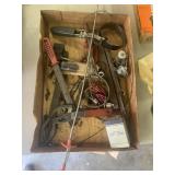 Tray Lot Of Assorted Items Including Oil Filter