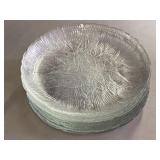 15 Pieces Arocoroc Tempered Pressed Glass Plates