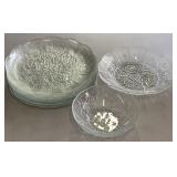11 Pieces Vintage Pasari Crystal Livia Coupe