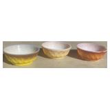 Vintage Fire King Bowls~Anchor Hocking Kimberly