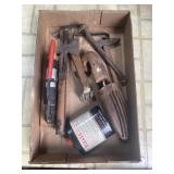 Tray Lot Of Assorted Items Including Nut Cracker,