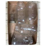 5 assorted Jars including Hazel Atlas & Ball
