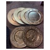 (6) Assorted Serving Plates