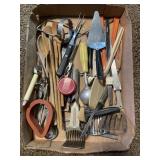 Tray Lot Of Assorted Items Including Wooden