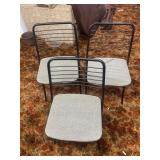 (3) Assorted Folding Chairs (As Pictured)