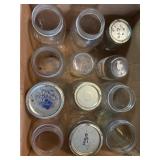 12 Assorted Jars- Quart & Pint