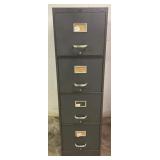 52ï¿½ x 28 1/2ï¿½ x 15ï¿½ (4) Drawer Art Metal Filing