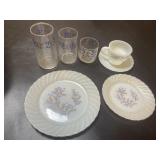 25Pc. Vintage Termocrisa Mexico Milk Glass China