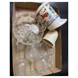 Assorted Stems, Christmas Pitcher & More