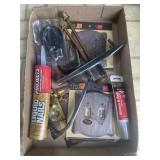Tray Lot Of Assorted Hardware Including Kitchen &