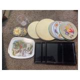 Tray Lot Of Assorted Items Including Stove Top