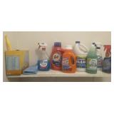 Lot Of Assorted Detergent, Glass Cleaner, Laundry
