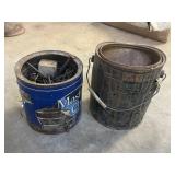 (2) Paint Cans W/ Assorted Hardware