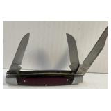 3 Blade BMW Solingen Steel Knife In Excellent