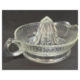 Vintage Anchor Hocking Juice Reamer Ribbed Clear