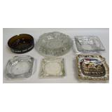 Assorted Ashtrays As Pictured