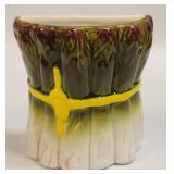 Vintage Wall Pocket Made in Italy Asparagus