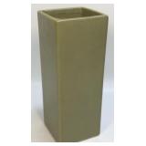 MCM Vintage Floraline McCoy 446 Vase Green Square