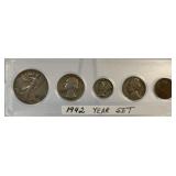 1942 Set of Coins
