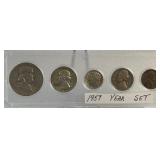 1957 Set of Coins
