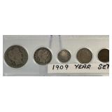 1909 Set of Coins