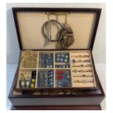 Jewelry Box as Pictured Containing 60 Pieces of
