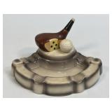 Vintage Ashtray Trinket Dish Golf Ball Club