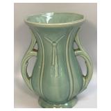 Vintage Nelson McCoy Double Handled Green Knot