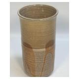 Studio Art Pottery Vase Signed 7.25ï¿½