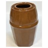 Albany Slip Brown Stoneware Crock WAX SEALER JAR